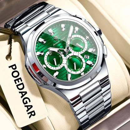POEDAGAR Business Man Wristwatch