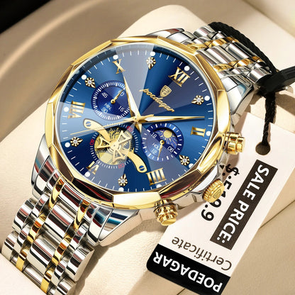POEDAGAR Luxury Men Watch