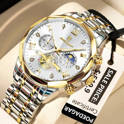POEDAGAR Luxury Men Watch