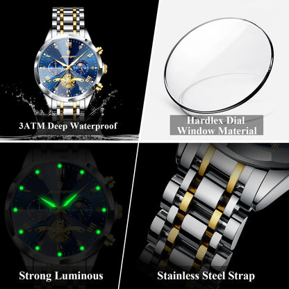 POEDAGAR Luxury Men Watch
