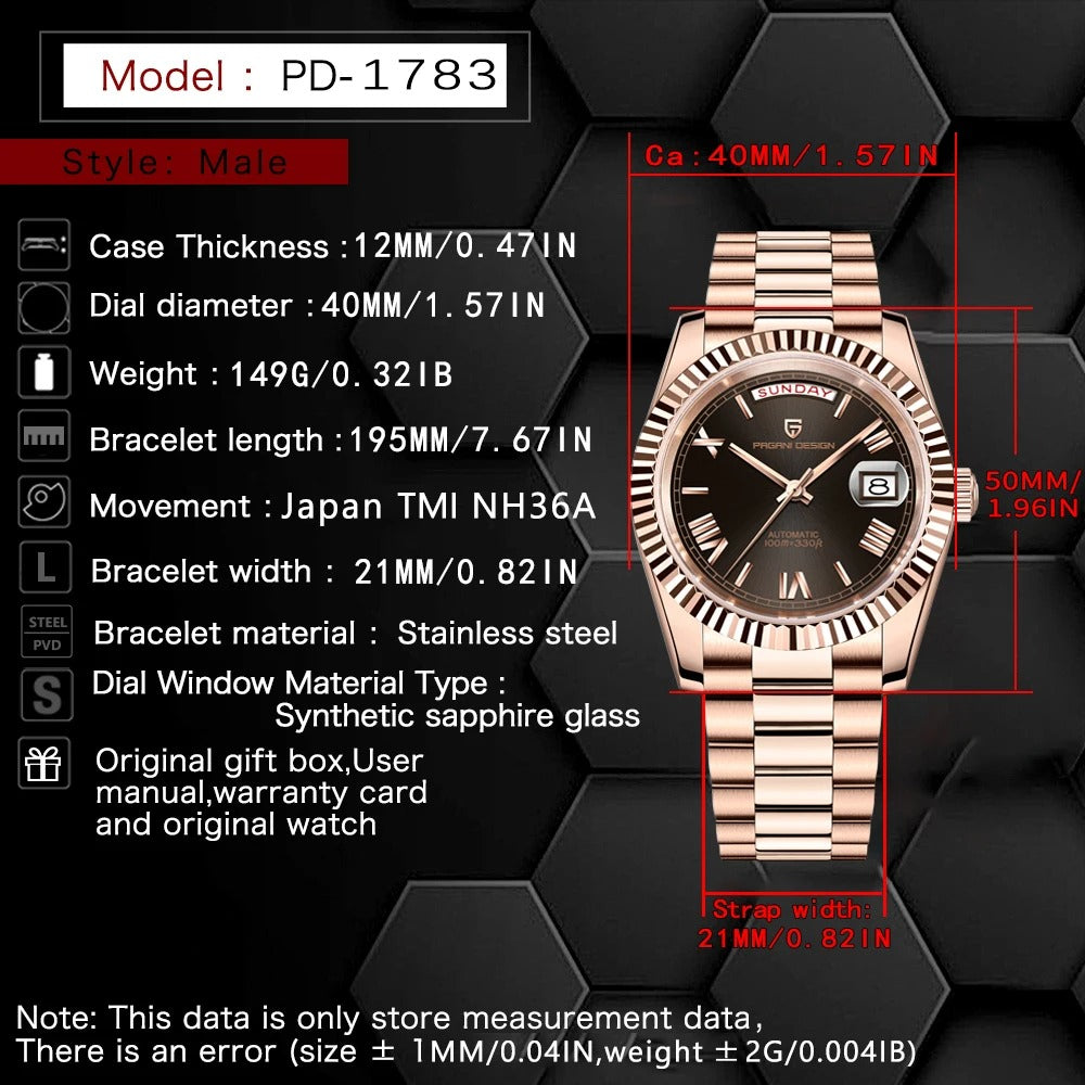 PAGANI DESIGN DD40 men watch
